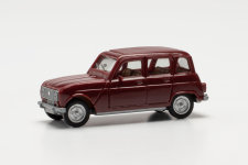 Herpa 020190-008 - H0 - Renault R4 - weinrot
